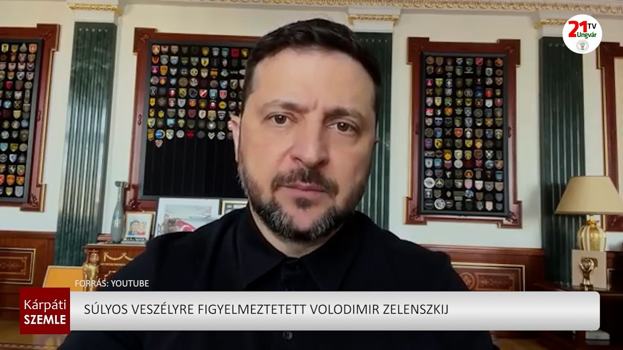 Súlyos veszélyre figyelmeztetett Volodimir Zelenszkij
