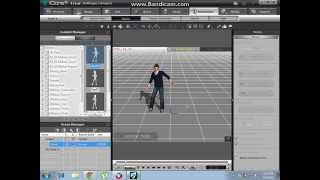 How to make a dancing animation in iclone v5.51- Hickey Games
