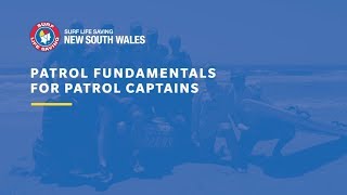 Patrol Fundamentals For Patrol Captains