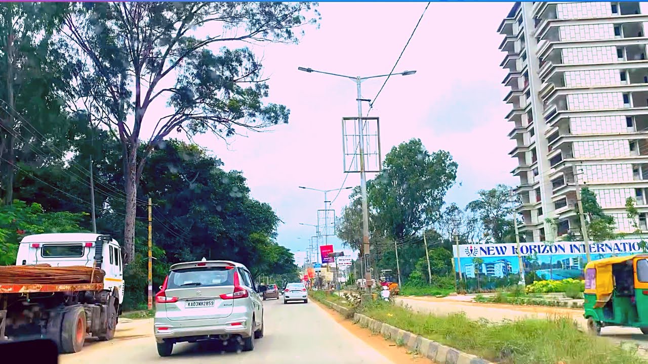 Hennur main road New Airport road bangalore New Horizon