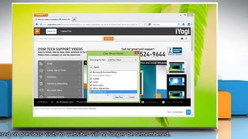 How to clear recent history in Mozilla® Firefox on a Windows® 8 PC