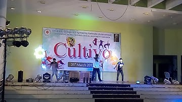 Sai,Atchyuth,kowshik dance performance ece  jntuk