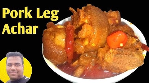Pork Leg Achar ll सुँगुरको खुट्टा को आचार ll pork curry recipe ll @ChefRjfood