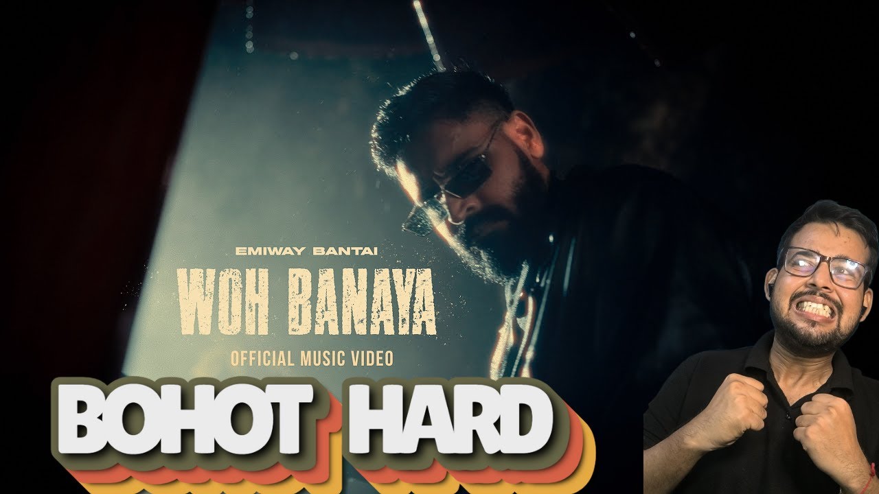 EMIWAY BANTAI - WOH BANAYA | REACTION | OFFICIAL VIDEO | FTSTTS | KRISHLAY REACTION