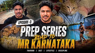 E-3 (rest day) | Prep Series | Road to Mr.Karnataka,3 weeks out.