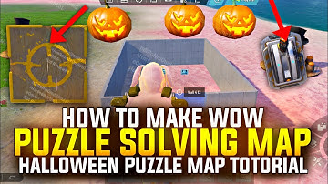 How to Make Wow Puzzle Solve Map | Wow Puzzle Solving Map Totorial | Halloween Puzzle Map Totorial