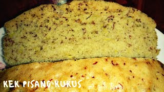 Resepi Kek Pisang Kukus Yang Lembut | Simple Tapi Sedap