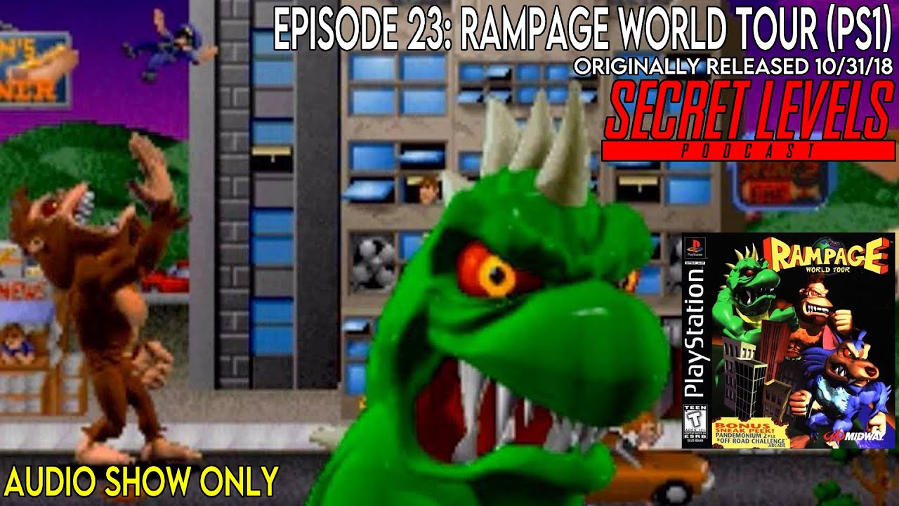 rampage world tour secret levels