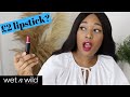 TESTING £2 LIPSTICKS...ARE THEY GOOD ENOUGH?! WET'N'WILD SILK FINISH LIPSTICKS REVIEW - ALL COLOURS