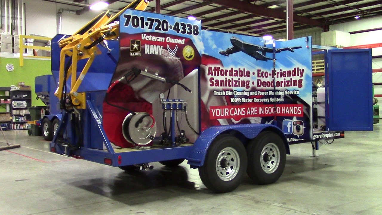 Trash Bin Cleaners Direct | Start Your Own Business | Dan Swede | 616-250-4039 power washing deck