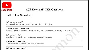 Advance Java Programming VIVA QNA - AJP All Units VIVA QNA - SEM-6 - AJP - GTU