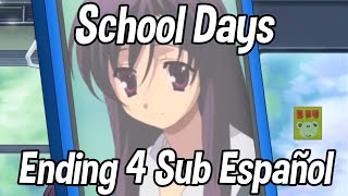 School Days | Ending 4 | Kioku no Umi | Sub Español | AMV