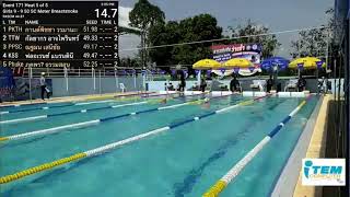 Florence Krabi Championship pool 25 mt television