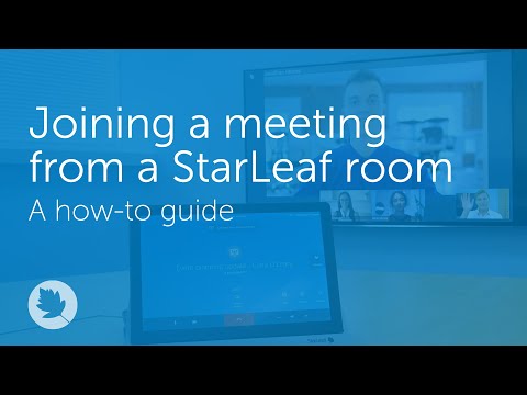 Joining a meeting from a StarLeaf room | How-to