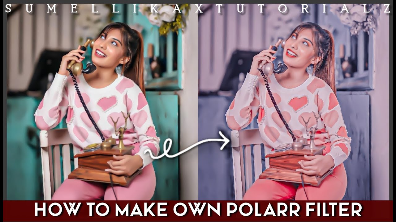 How to make own polarr filter♡ || Sumellikaxtutorialz