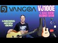 This Beginners Guitar Is Pretty Awesome!  The Vangoa VJ100E - Unboxing - Review - Demo