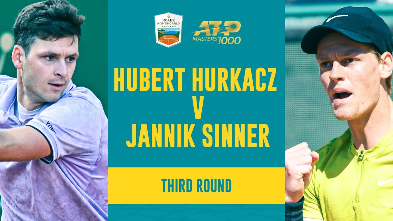 Hubert Hurkacz vs Jannik Sinner Highlights Rolex Monte-Carlo Masters 2023 