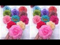 24] Cara Membuat Bross Mawar dari Perca | Bunga Mawar dari Kain Asahi | Rose Flowers