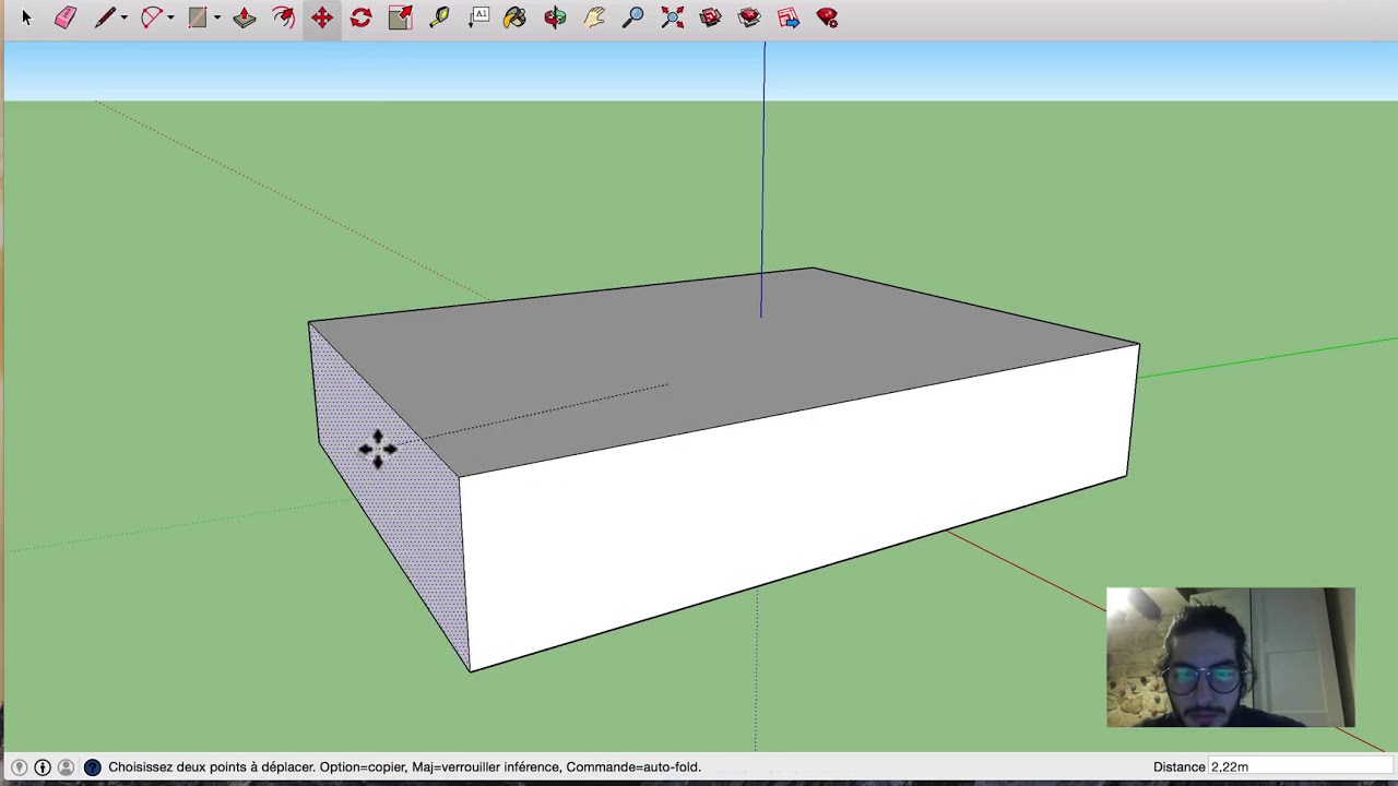  TUTO Sketchup  Comment d placer un objet  sur Sketchup  