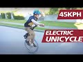 A Geared, Torque Sensing, Electric-Assist Unicycle Prototype