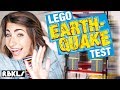 LEGO Earthquake Test Building Challenge! - REBRICKULOUS