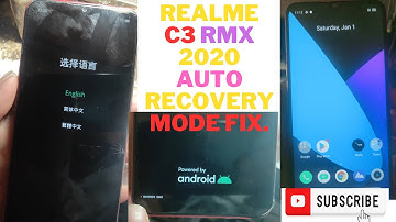 REALME C3 rmx 2020 AUTO RECOVERY MODE FIX  REALME C3 FLASHING UMT