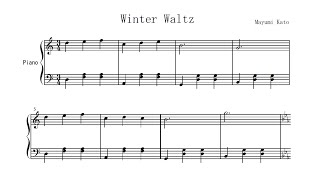 Mayumi Kato Op.11 "Winter Waltz" Piano Recording Diary 43 chords