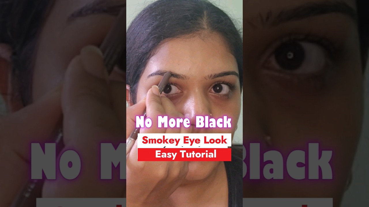 Non Black smokey eye look 