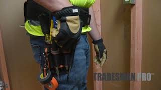 Watch the product video for 5240 10-1/4" Tradesman Pro Tool Pouch w/ Nine Pockets