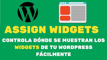 ASSIGN WIDGETS: CONTROLA DÓNDE SE MUESTRAN TUS WIDGETS