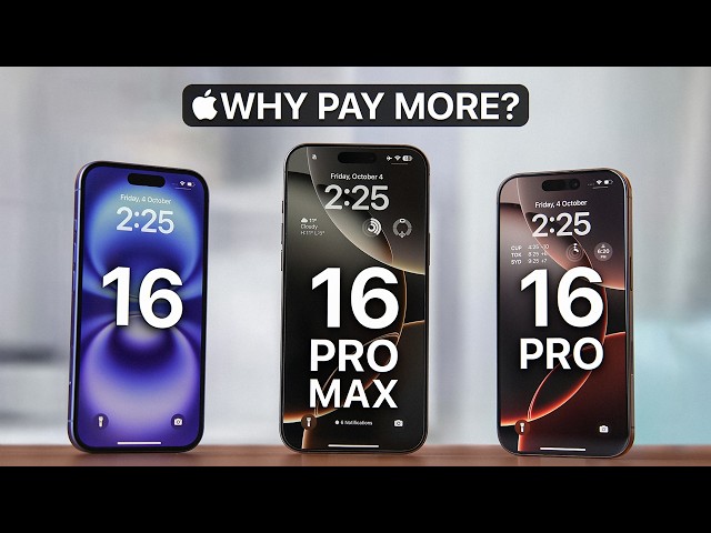 iPhone 16 vs 16 Pro vs 16 Pro Max — The Truth Apple Won't Tell You