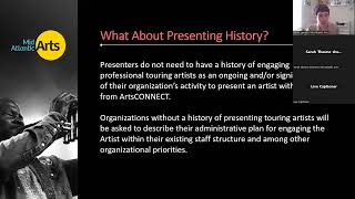 ArtsCONNECT 2024-2025 Informational Webinar