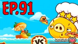 Angry Birds Fight! - SUPER PIZZA CHEF PIG- GOLDEN PIZZA BAR (SS RED) - EP91 screenshot 5