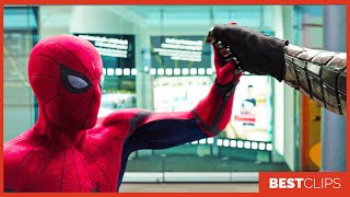 Spider Man Vs Bucky - "You Have a Metal Arm" Scene | Captain America Civil War (2016) Movie CLIP 4K