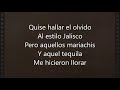 PEDRO INFANTE - ME CANSÉ DE ROGARLE (LETRA)