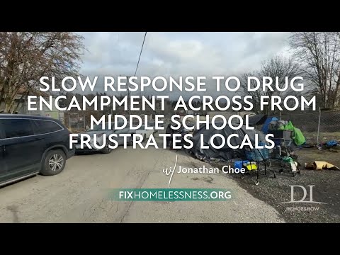 Slow Response to Drug Encampment Across from Middle School Frustrates Locals