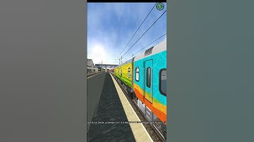 BBS Rajdhani Skipping Etawah Jn at 130km/hr | MSTS Open Rails Gameplay #shorts #youtubeshorts