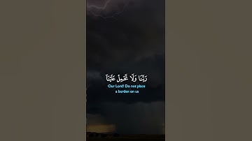 لا يكلف الله نفسا إلا وسعها #قرآن #راحة_نفسية #تلاوة_خاشعة #قران_كريم #quran