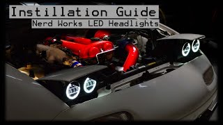Nerd Works LED Miata headlight kit install guide