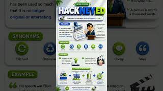 Are You Using “Hackneyed”? 🤔Here’s What It Really Means #shorts #vocabulary