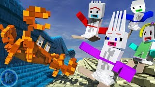 Toy Story 4 Introducing Forkalina at the Beach Minecraft Animation