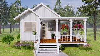 5x5 Meters Only With Fantastic Tiny House Design Idea | Exploring Tiny House