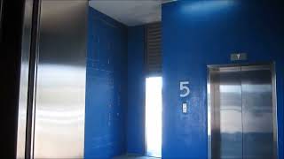 Before and After of a Texas Capitol Complex Parking Garage Elevator (Otis to Tejas).