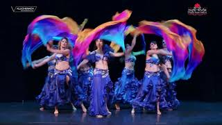 BELLY DANCE  رقص شرقي  Arabic Veil fusion Svetare`s group, танец живота