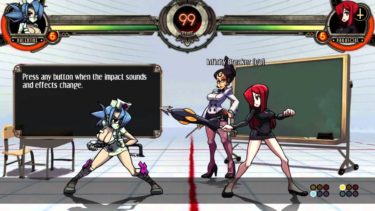 Skullgirls Tutorial Ch 4 Lesson 4: Infinity Breakers - YouTube