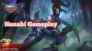 Hanabi Mobile Legends gameplay MVP moment