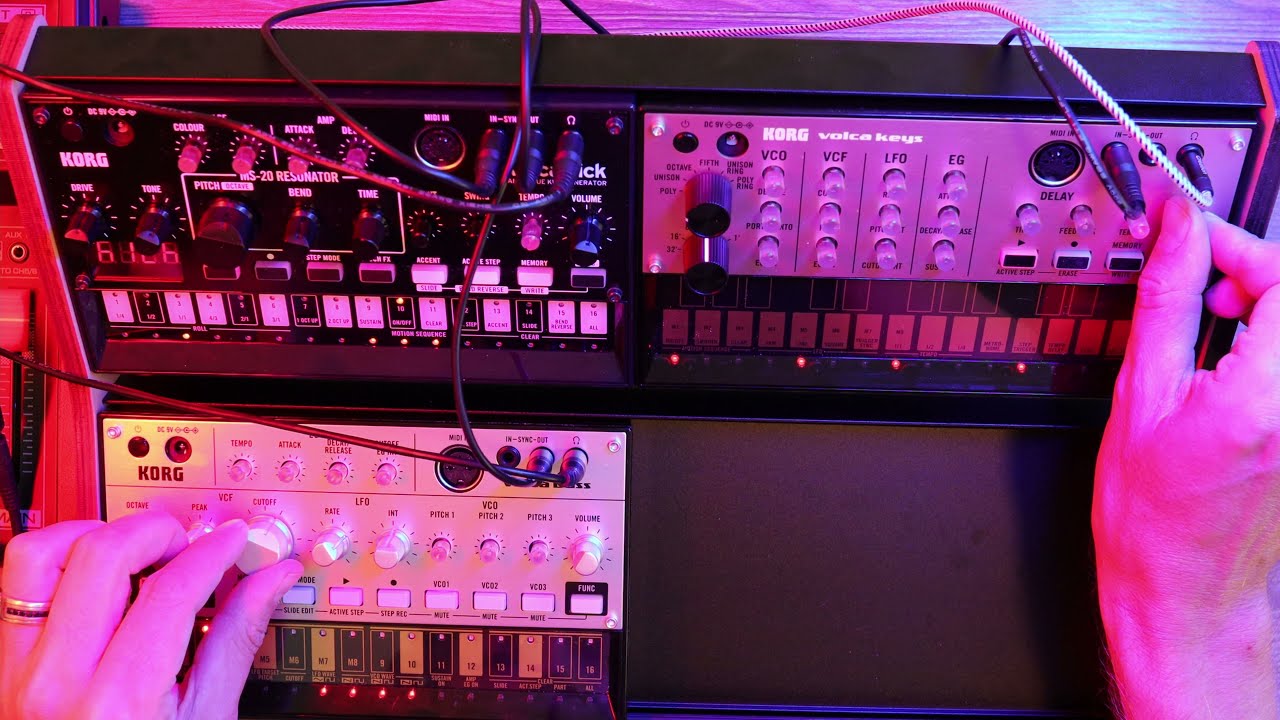 What a mess! - Korg Volka Bass, Volka Keys, Volka Kick