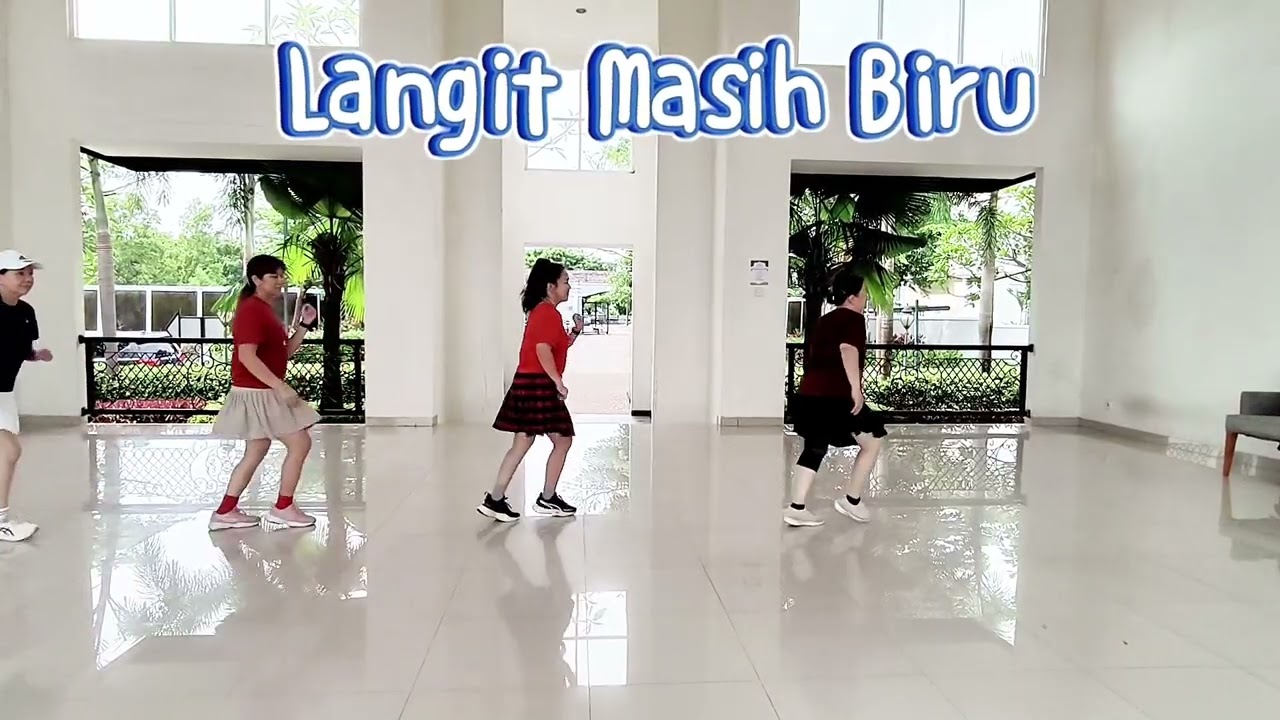 Langit Masih Biru Line Dance #Choreo CAECILIA MARIA FATRUAN