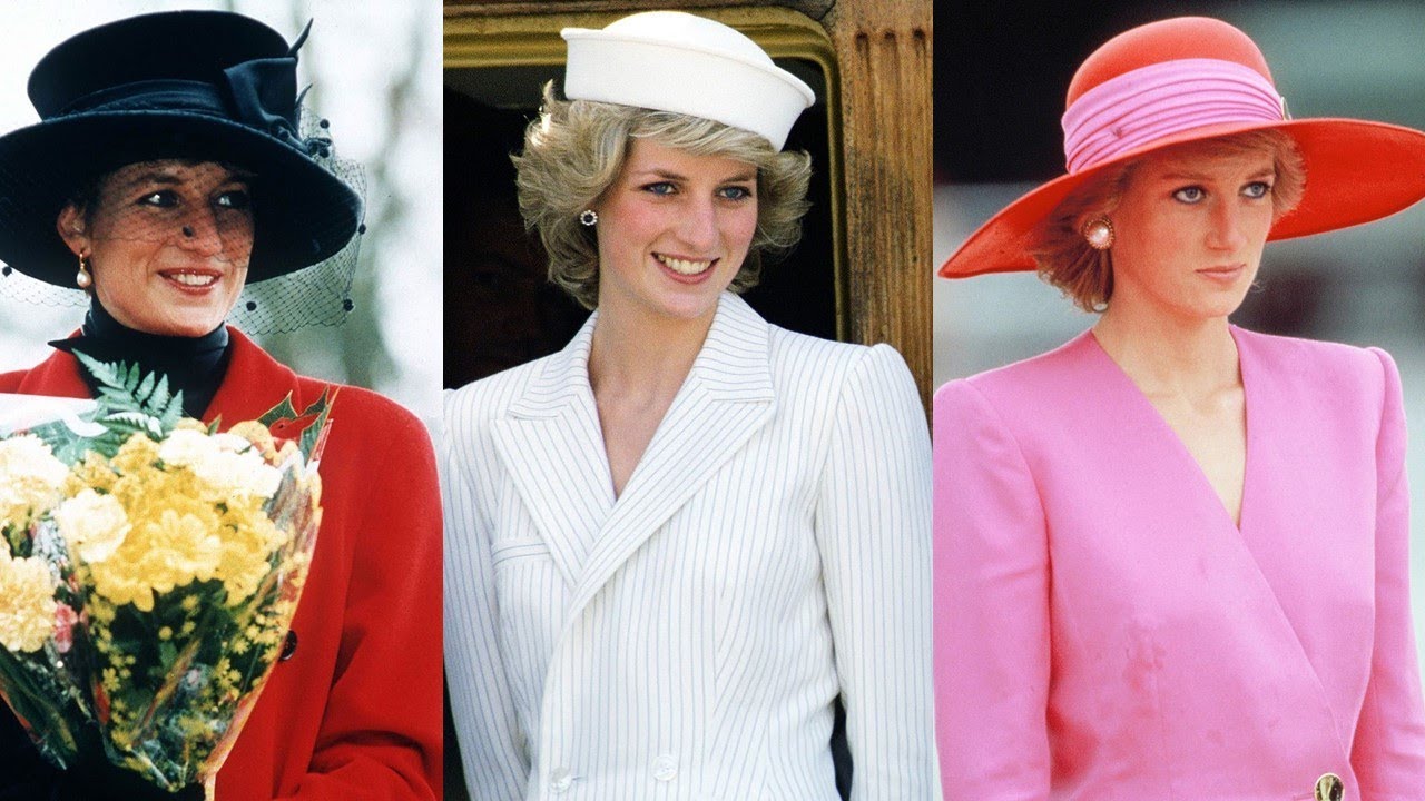 Princess Diana's Most iconic hat moments - YouTube
