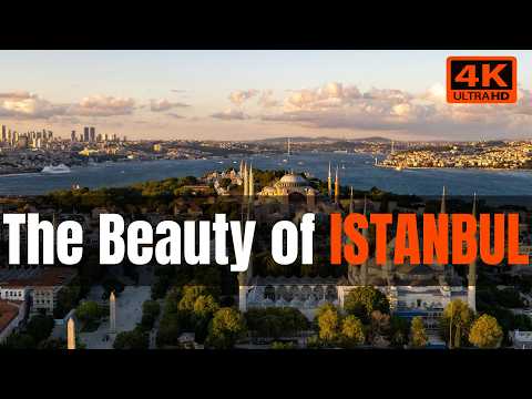 The Beauty of Istanbul, Türkiye 🇹🇷 | Relaxing 4K Drone Footage with Calming Music